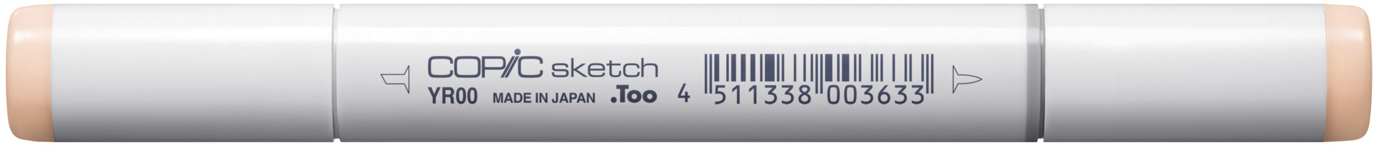 Copic Sketch Pinselstift / Pinselstift – Doppelspitze, Kombi, alkoholbasiert, YR00 Powder Pink