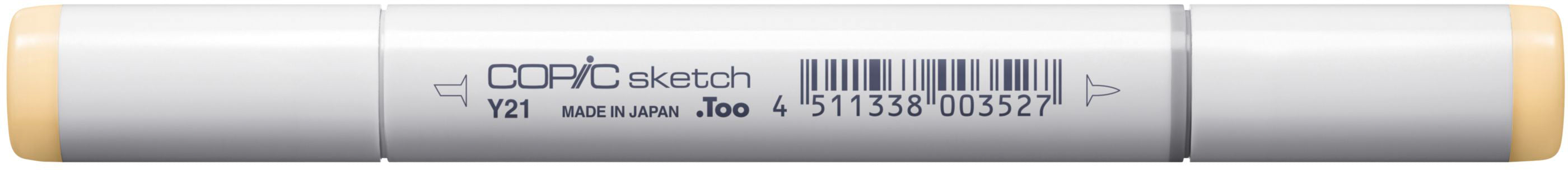 Copic Sketch Pinselstift – Kombi (Pinsel + Medium Breit), alkoholbasiert, Butterblumengelb