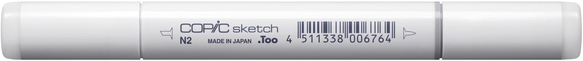 Copic Sketch Brush Pen – Doppelspitze, Pinsel + Medium Broad, alkoholbasiert, neutralgrau N-2