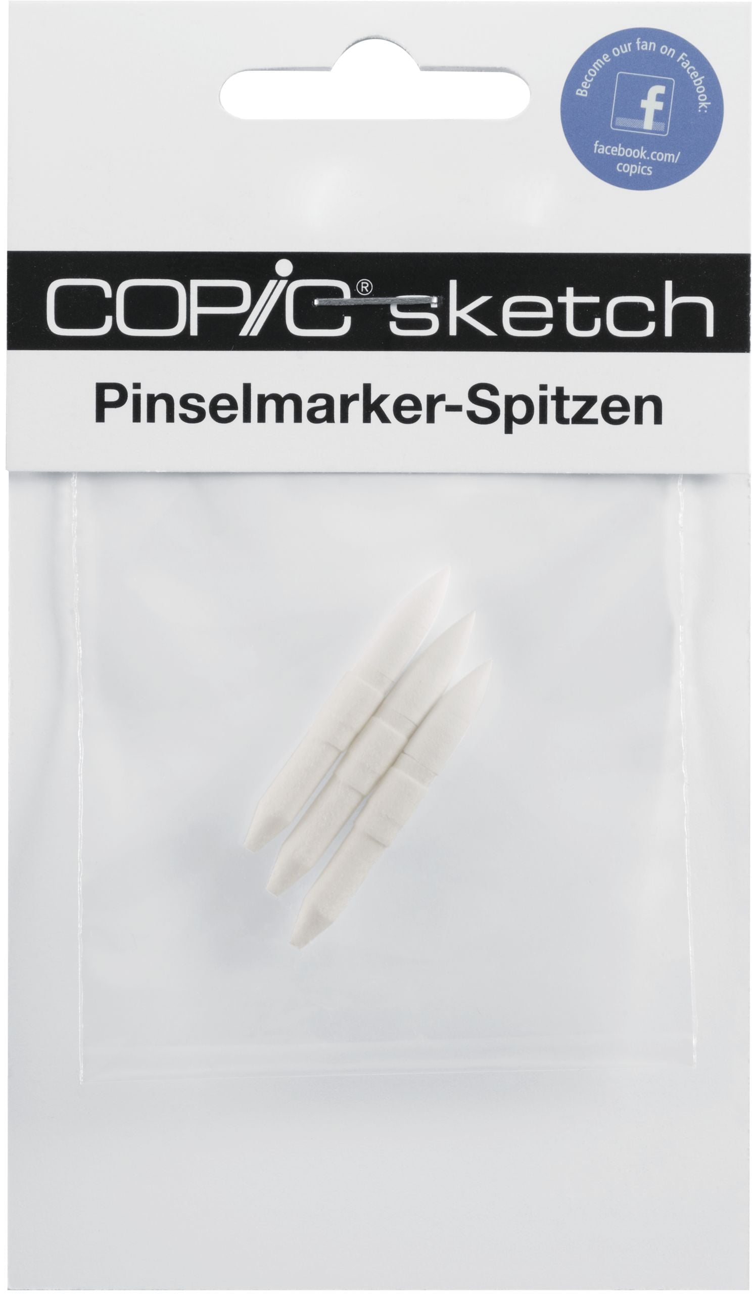Copic Sketch 21075SB Ersatzspitzen – für Copic Sketch, 3er-Pack