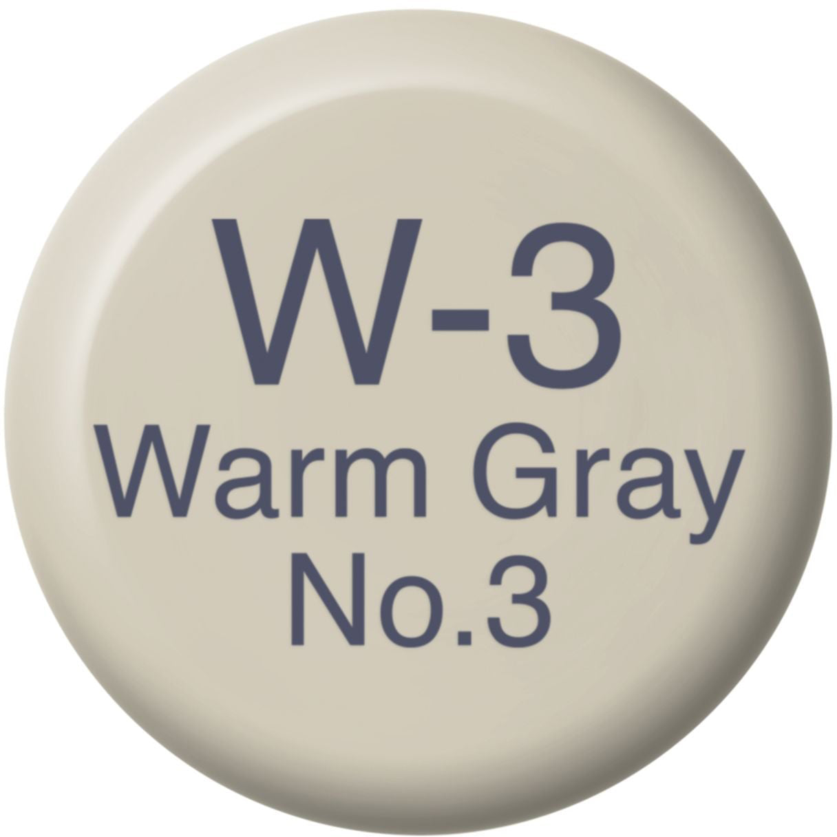 Copic Nachfülltinte W-3, Warmgrau – 12 ml – für Classic, Sketch, Ciao und andere