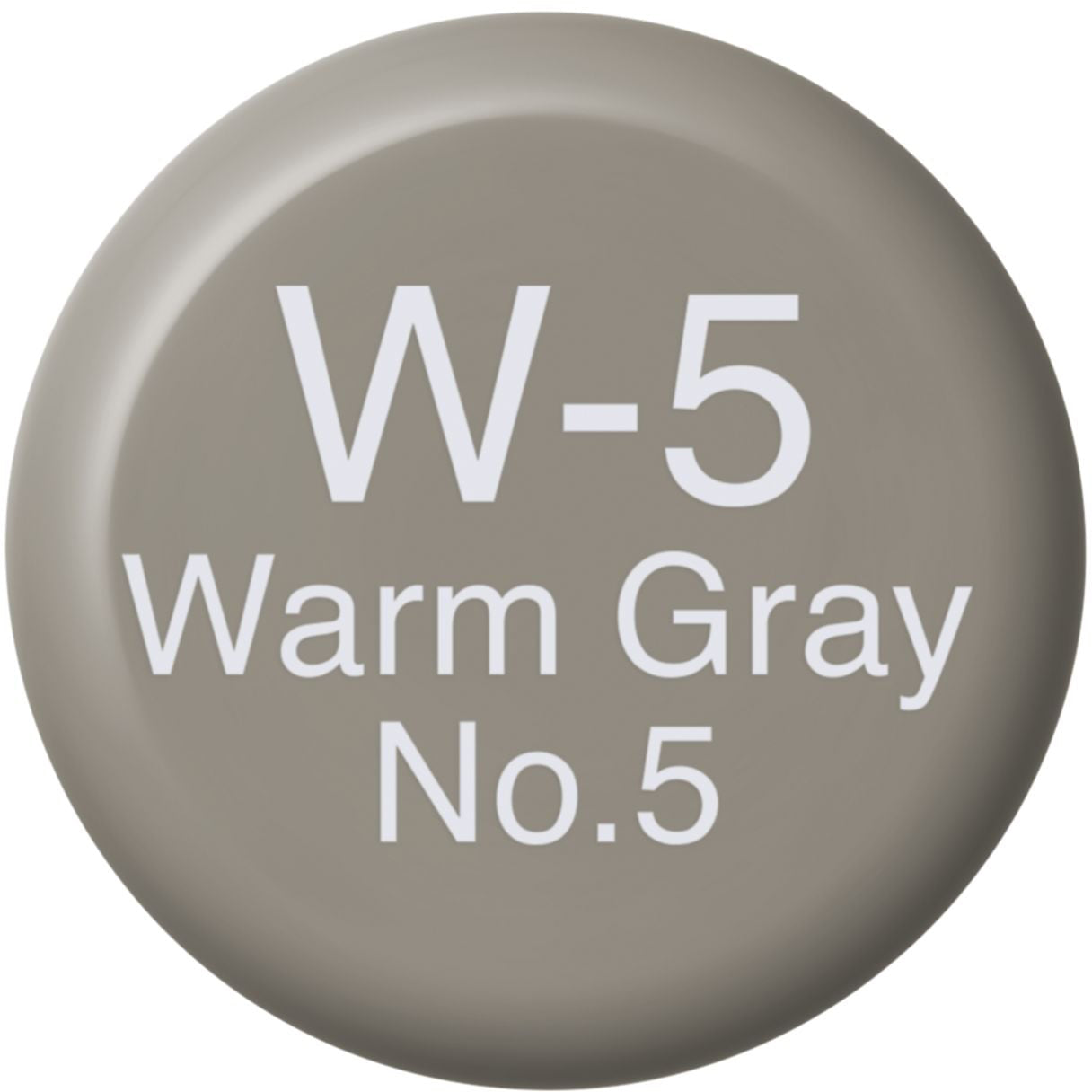 Copic Nachfülltinte W-5, Warmgrau – schnelltrocknend – für Copic Classic, Copic Sketch, Copic Ciao und andere