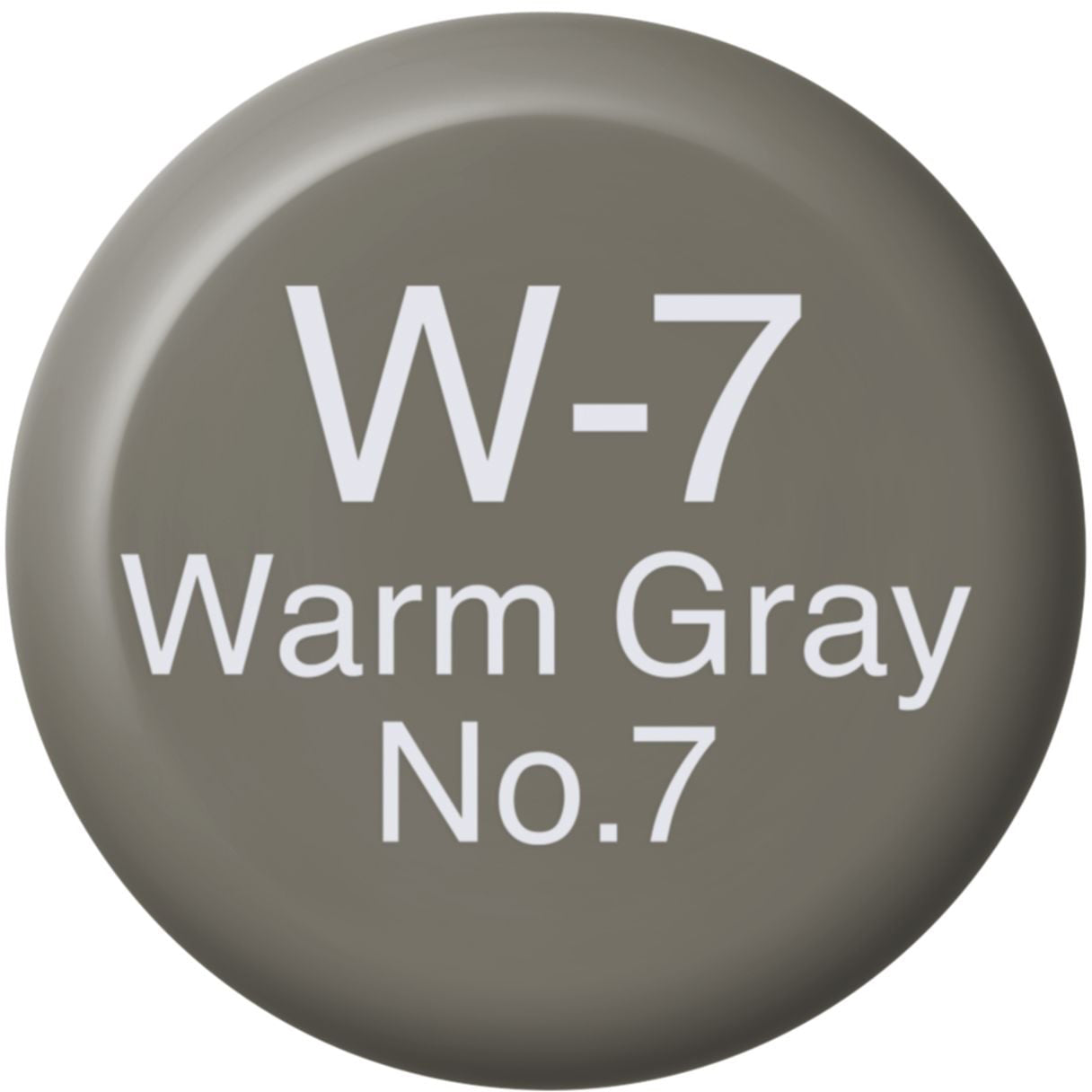 Copic Nachfülltinte – Warmgrau W-7 – 12 ml – für Copic Classic, Sketch, Ciao, Wide Marker