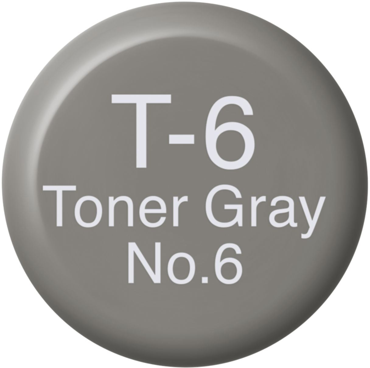 Copic T-6 Tintenglas – Toner Grau Nr. 6, 12 ml, für Copic Classic, Copic Sketch, Copic Ciao und andere