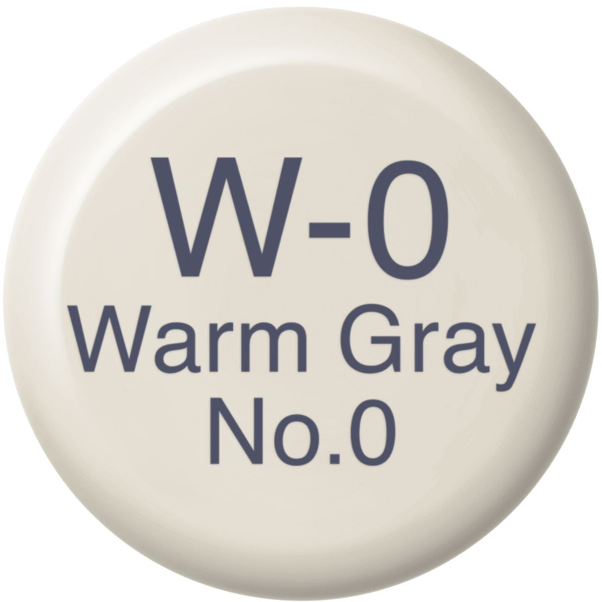 Copic Nachfülltinte W-0 Warm Grau Nr.0 – 12 ml – für Copic Marker