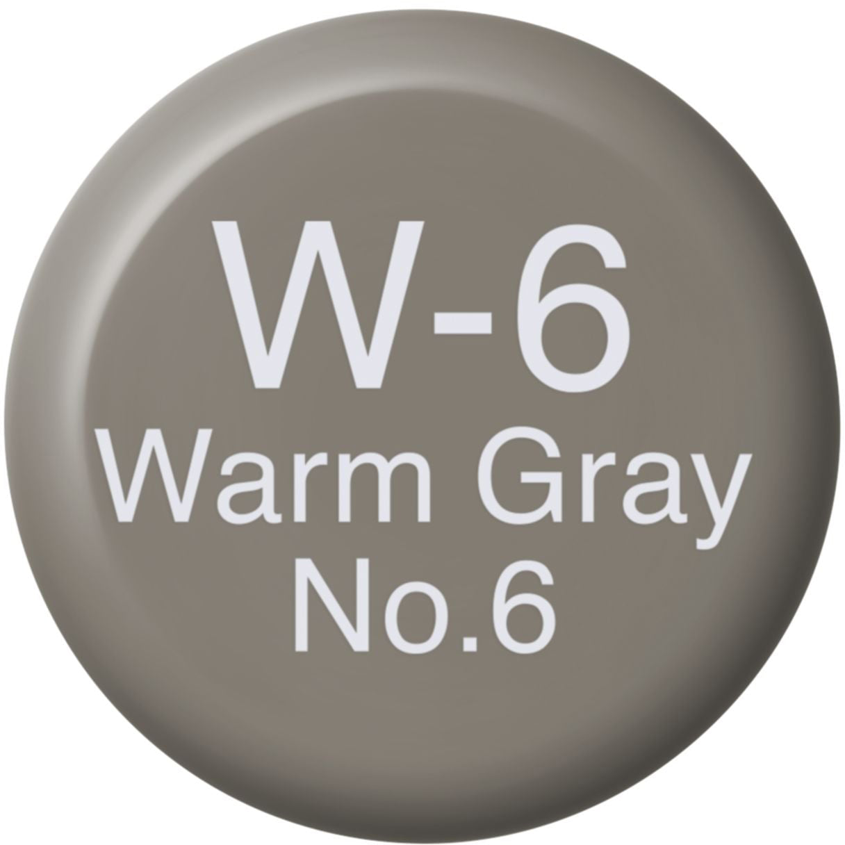 Copic Nachfülltinte – Warmgrau W-6 – 12 ml – für Copic Marker (Classic, Sketch, Ciao, Wide)