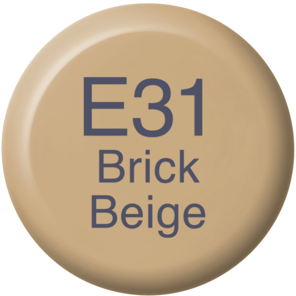 Copic Tinten-Nachfüllung – Brick Beige E31 – 12 ml – für Copic Marker (Classic, Sketch, Ciao, Wide)