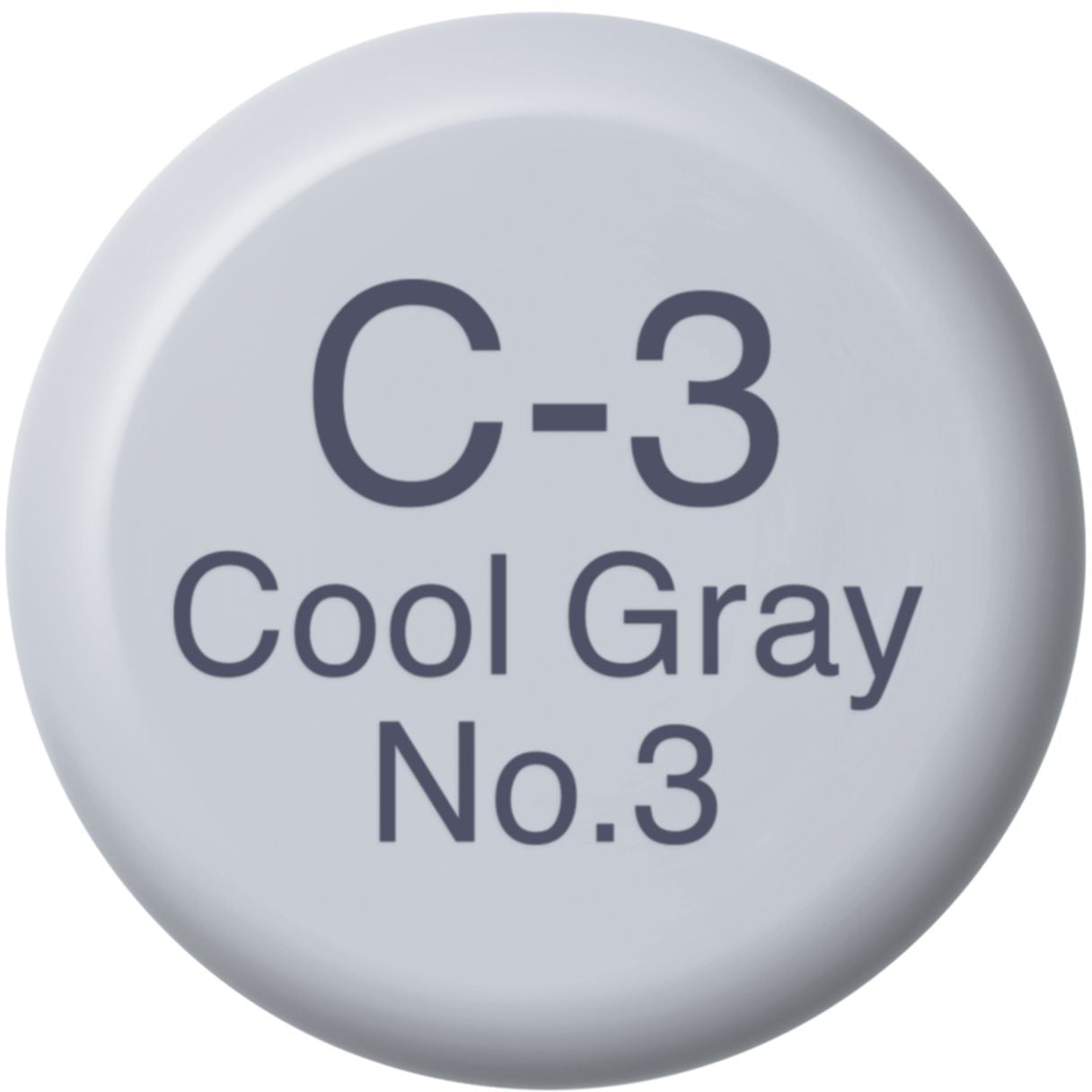 Copic Tinte (Nachfüllflasche) – Cool Grey Nr. 3 (C-3) – 12 ml – für Copic Marker