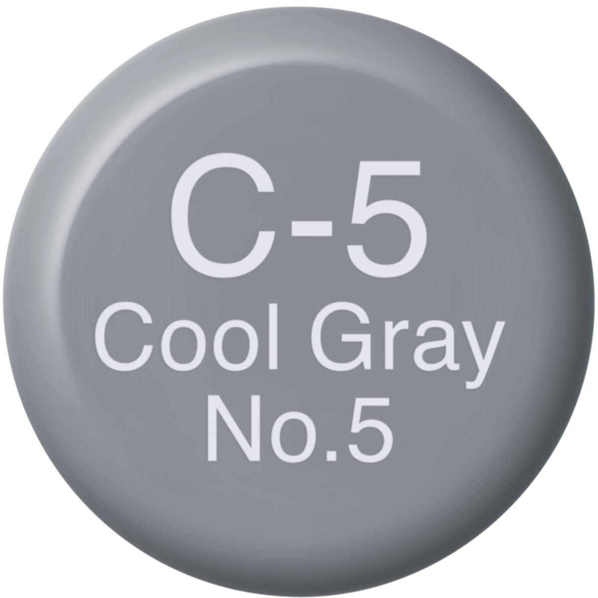 Copic Nachfülltinte – Cool Grey Nr. 5 C-5 – 12 ml – für Copic Marker