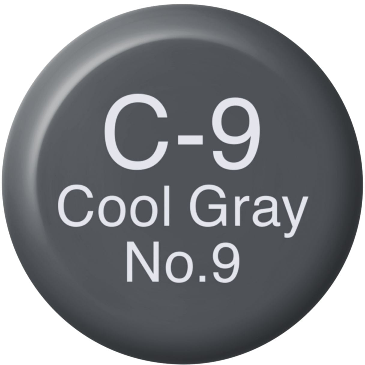 Copic Nachfülltinte – Cool Grey Nr. 9 (C-9) – 12 ml – für Copic Marker (Classic, Sketch, Ciao, Wide)