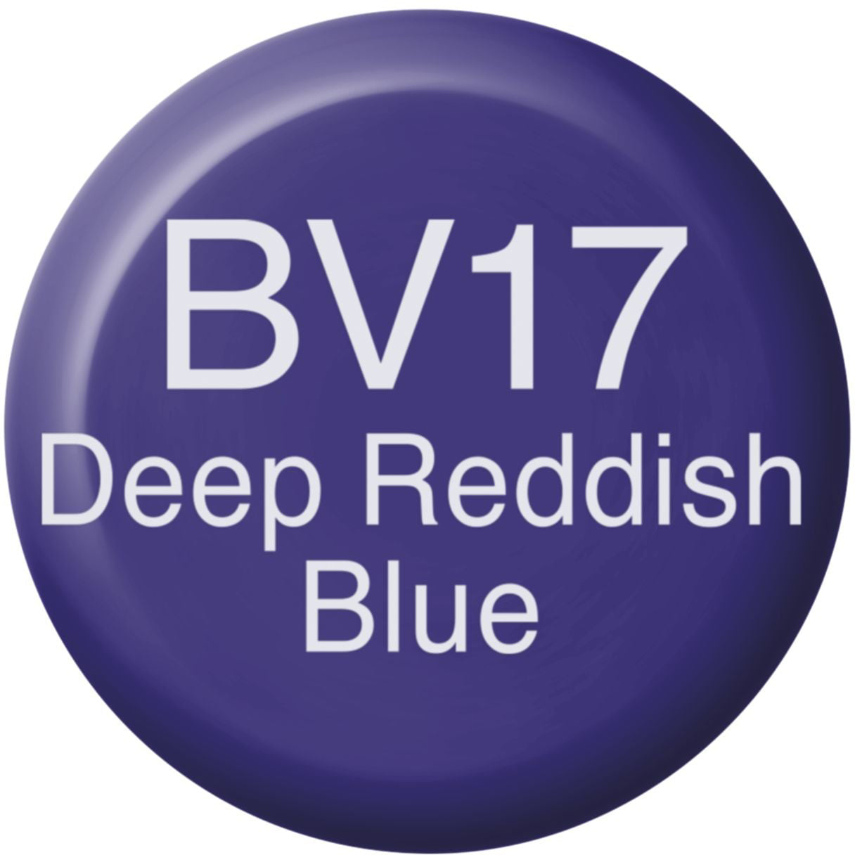 Copic Nachfülltinte BV17, tief rötlich blau – 12 ml – für Copic Classic, Copic Sketch, Copic Ciao und andere