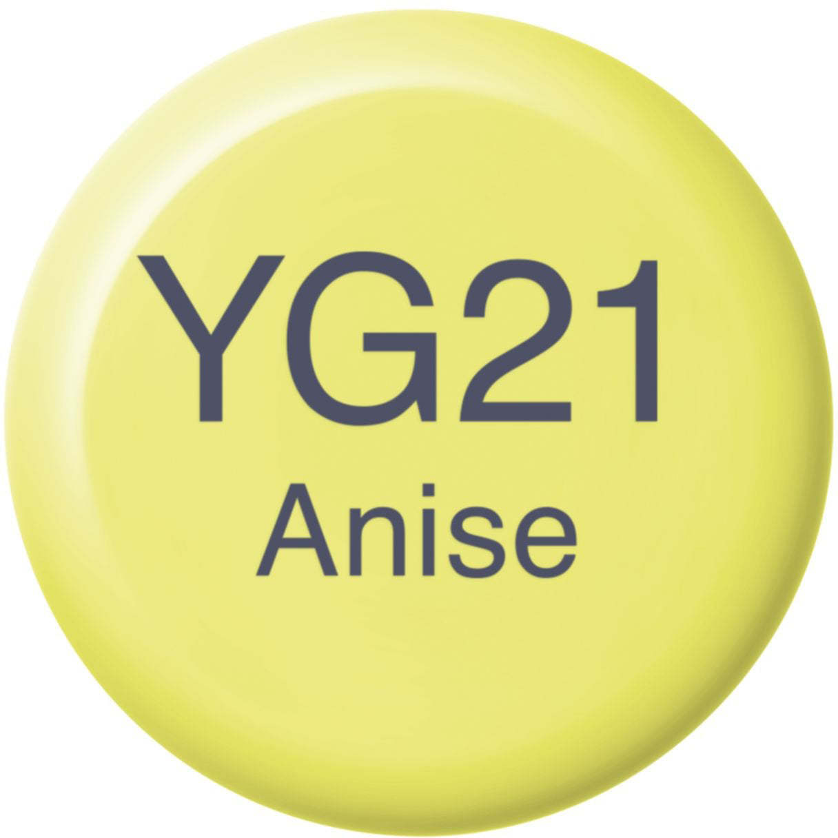Copic YG21 Tintenglas – Anis, 12 ml, für Copic Classic, Copic Sketch, Copic Ciao und andere