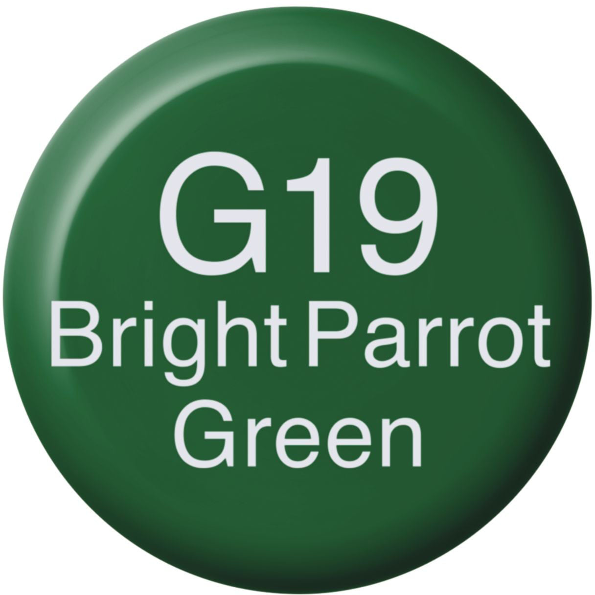 Copic Nachfülltinte – Bright Parrot Green G19 – 12 ml – für Copic Marker (Classic, Sketch, Ciao, Wide)