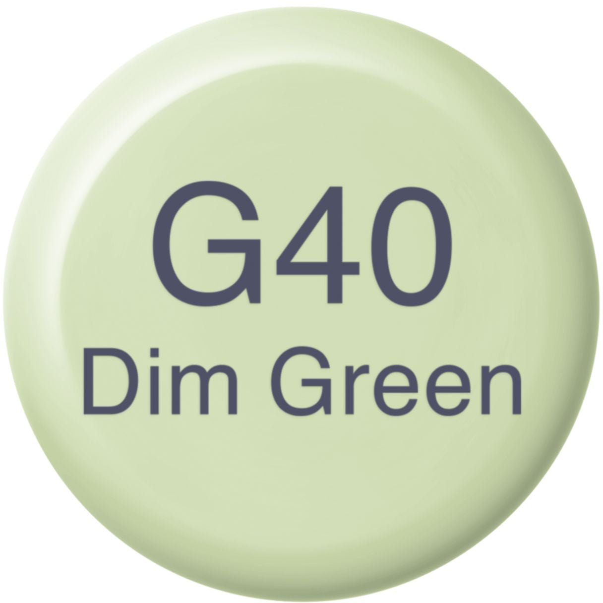 Copic Tinten-Nachfüllflasche – Dim Green G40 – 12 ml – für Copic Marker