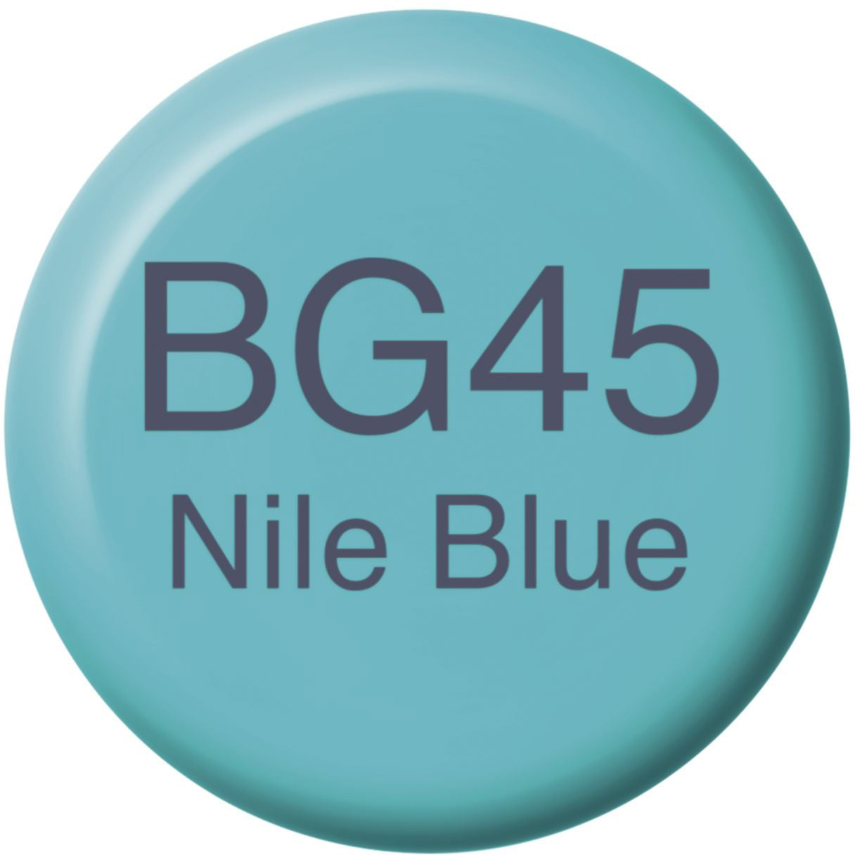Copic Nachfülltinte – Nile Blue BG45 – 12 ml – für Copic Marker (Classic, Sketch, Ciao, Wide)