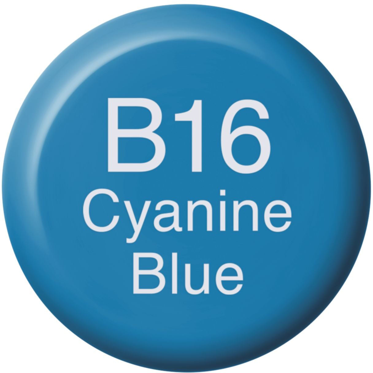 Copic Nachfülltinte – Cyanine Blue B16 – 12 ml – für Copic Marker (Classic, Sketch, Ciao, Wide)