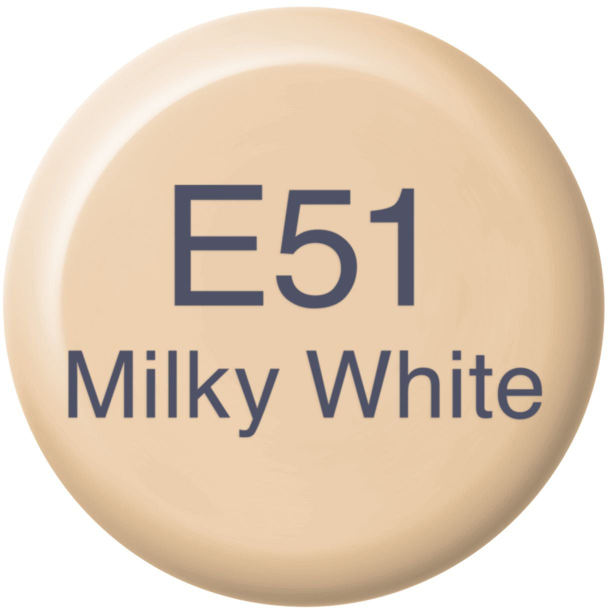 Copic E51 Nachfülltinte – Milky White, 12 ml, für Copic Classic, Copic Sketch, Copic Ciao und andere
