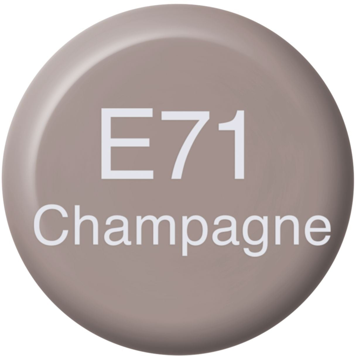 Copic Nachfülltinte – Champagne E71 – 12 ml – für Copic Marker (Classic, Sketch, Ciao, Wide)