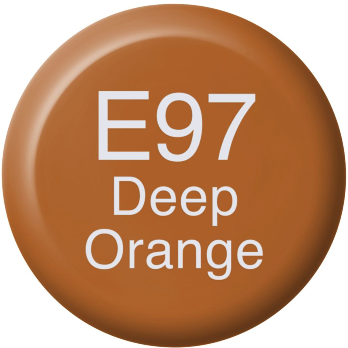 Copic E97 Tintenglas – Tiefes Orange, 12 ml, für Copic Classic, Copic Sketch, Copic Ciao und andere