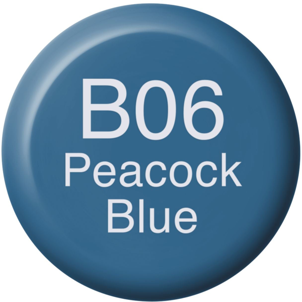 Copic Tinte B-06 Tintenglas – Pfauenblau, 12 ml, für Copic Classic, Copic Sketch, Copic Ciao und andere