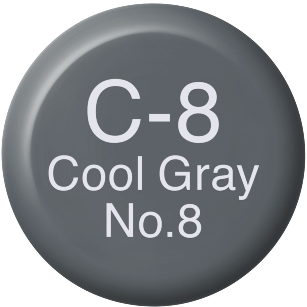 Copic Tinte – Cool Grey C-8 – 12 ml – für Copic Marker (Classic, Sketch, Ciao, Wide)