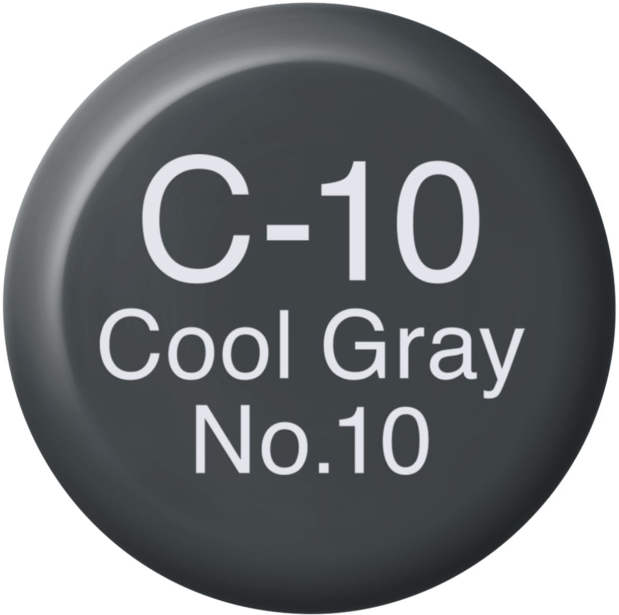 Copic Tinten-Nachfüllflasche – Cool Grey Nr. 10 C-10 – 12 ml – für Copic Marker