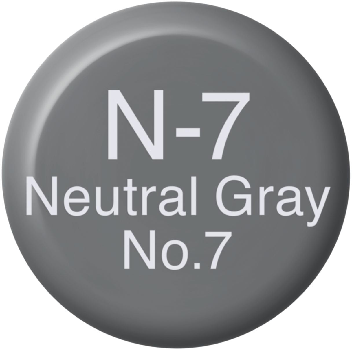Copic Ink N-7 Tintenglas – Neutralgrau 7, 12 ml, für Copic Classic, Copic Sketch, Copic Ciao und andere
