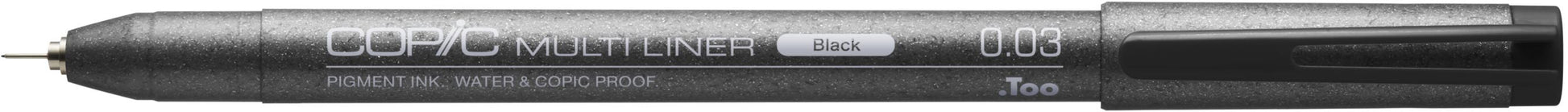 Copic Multiliner Fineliner – 0,03 mm, schwarz, wasserfest
