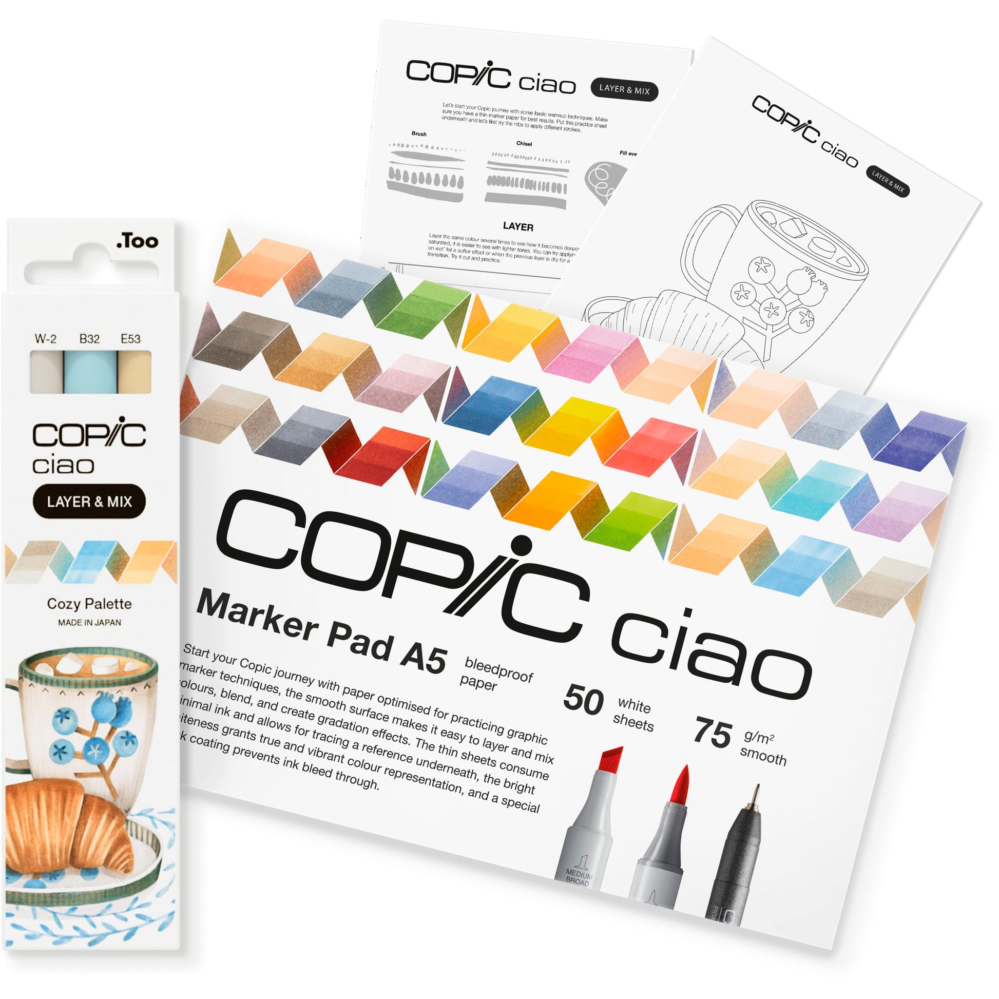 Copic Ciao Cozy Palette Marker – 3 Farben