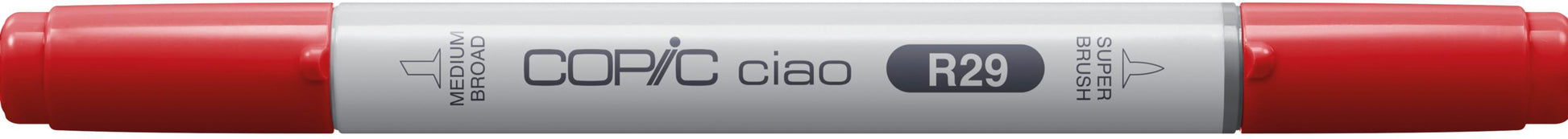 Copic Ciao Brush Pen, Doppelspitze – Pinsel + mittelbreite Spitze, alkoholbasiert, R29 Lippenstiftrot