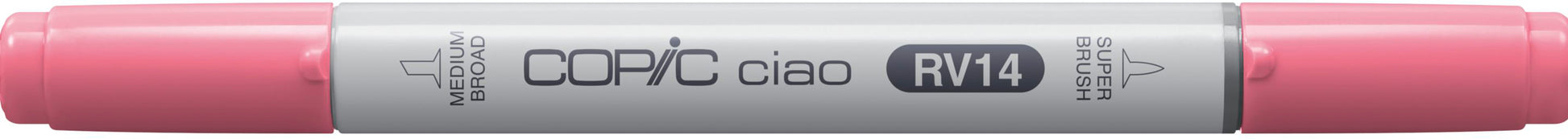 Copic Ciao Brush Pen, Doppelspitze – Kombi (Pinsel + mittlere Spitze), alkoholbasiert, Begonia Pink