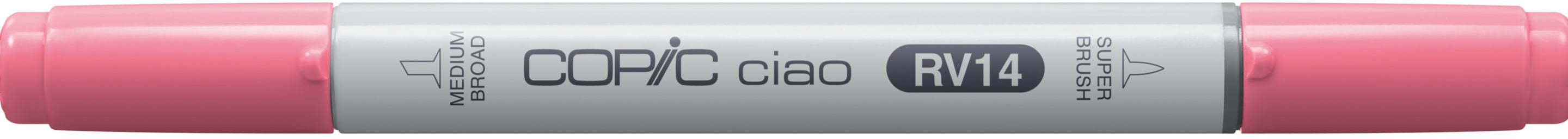 Copic Ciao Brush Pen, Doppelspitze – Kombi (Pinsel + mittlere Spitze), alkoholbasiert, Begonia Pink