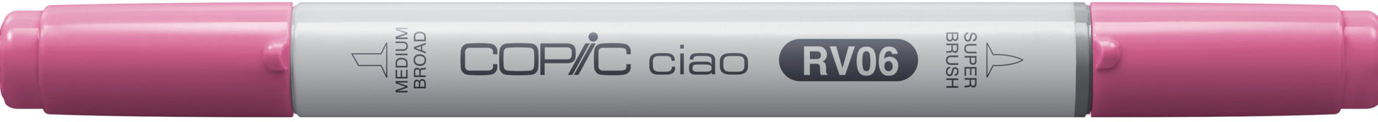 Copic Ciao RV06 Permanentmarker – Doppeltspitze (mittel & Pinselspitze) – Cerise