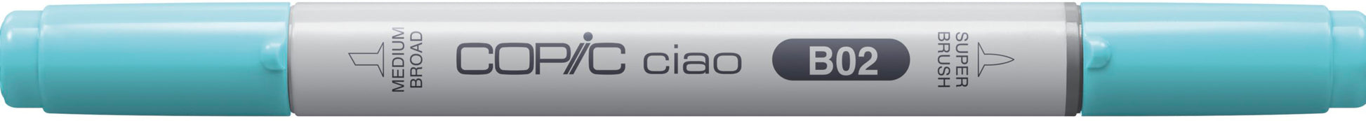 Copic Ciao Brush Pen, Doppelspitze – Kombi, alkoholbasiert, B02 Robin's Egg Blue