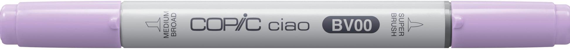 Copic Ciao Brush Pen – Doppelspitze, Pinsel + mittlere Spitze, alkoholbasiert, BV00 Mauve Shadow