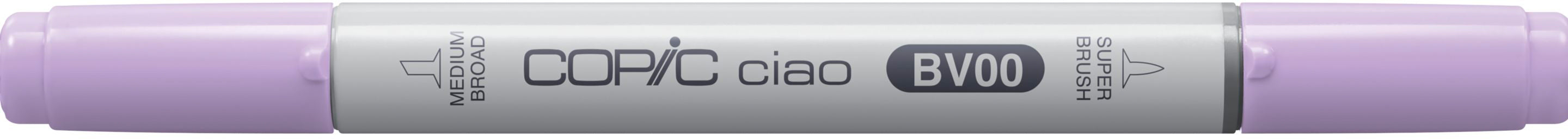 Copic Ciao Brush Pen – Doppelspitze, Pinsel + mittlere Spitze, alkoholbasiert, BV00 Mauve Shadow
