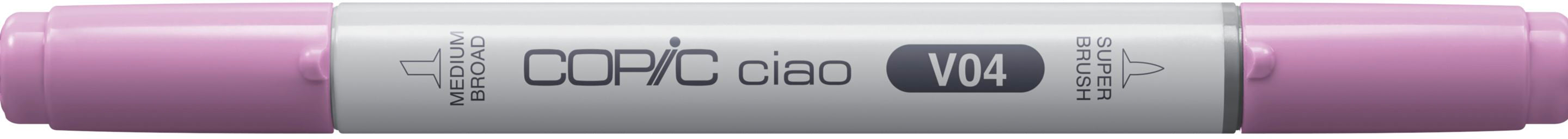 Copic Ciao Brush Pen – Doppelspitze, Kombi (Pinsel/Rundspitze), alkoholbasiert, Flieder