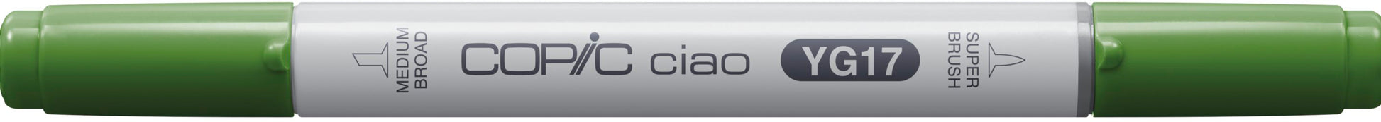Copic Ciao Brush Pen, Doppelspitze – Pinsel + mittelbreite Spitze, alkoholbasiert, grasgrün