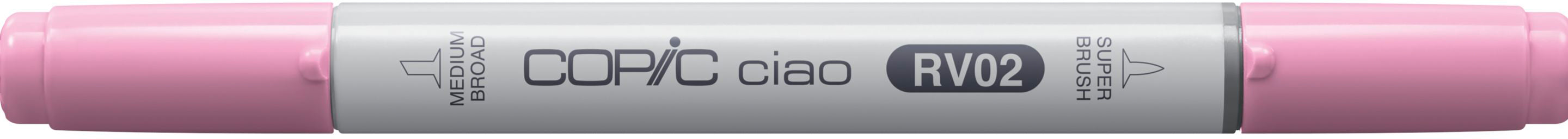 Copic Ciao Brush Pen, Doppelspitze – Kombi (Pinsel + mittelbreite Spitze), alkoholbasiert, gezuckertes Mandelrosa