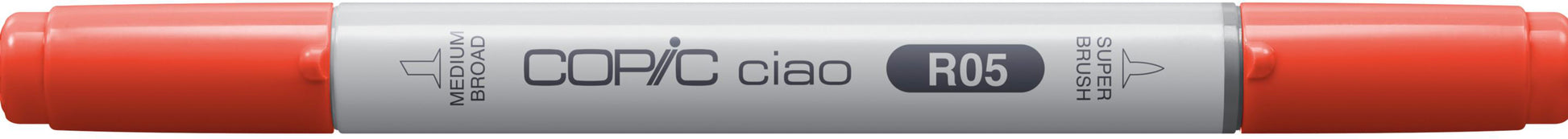 Copic Ciao Brush Pen, Doppelspitze – Pinsel + mittelbreite Spitze, alkoholbasiert, R05 Lachsrot