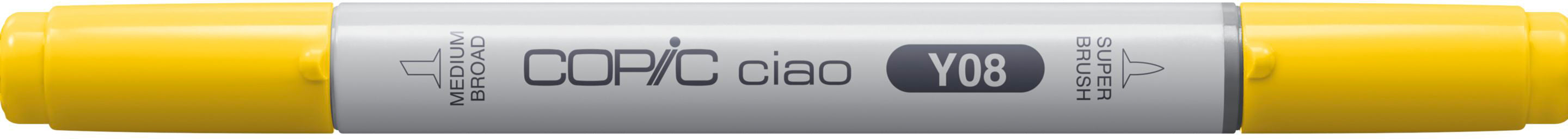 Copic Ciao Brush Pen, Doppelspitze – Kombi (Pinsel + Rundspitze), alkoholbasiert, Acid Yellow
