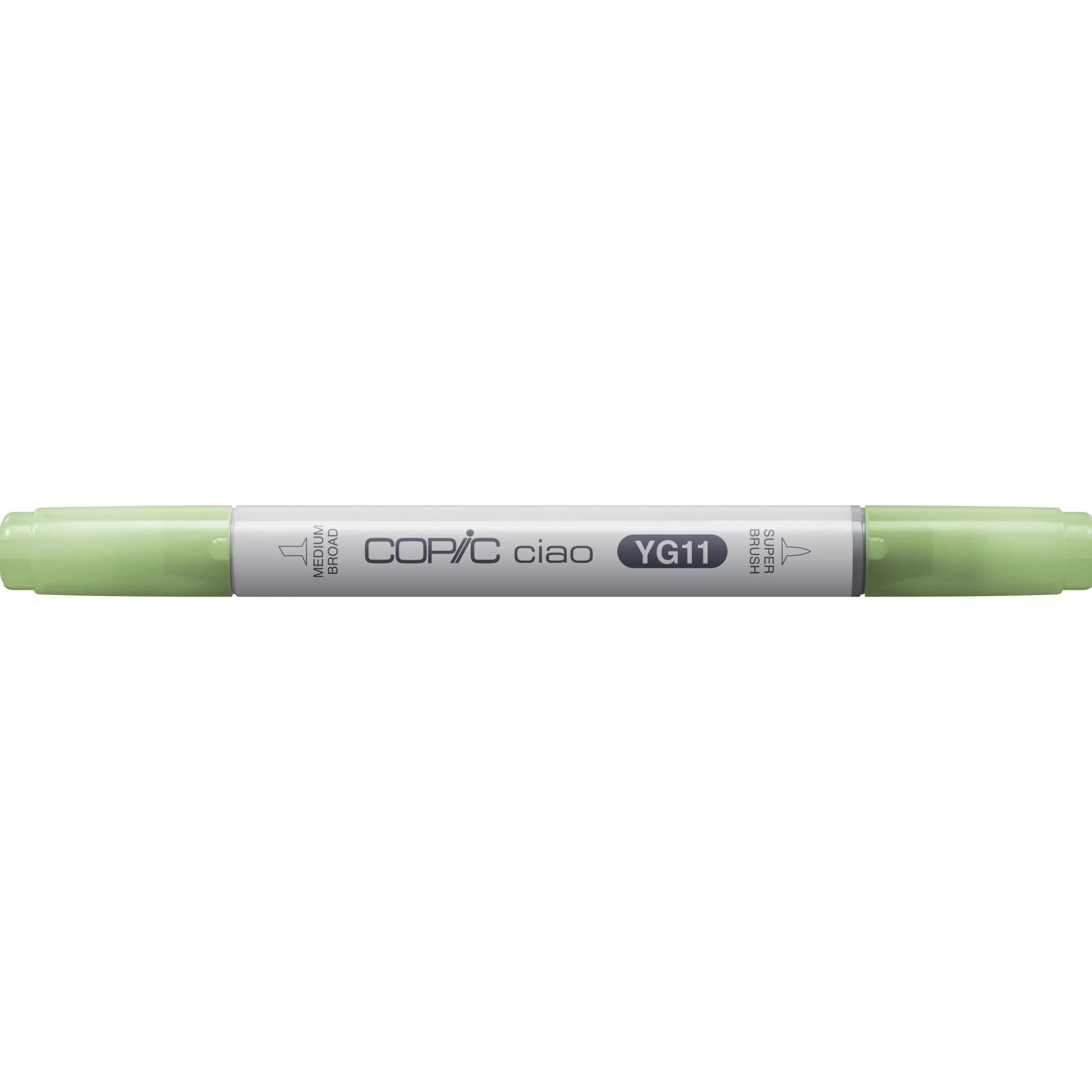 Copic Ciao Brush Pen, Doppelspitze – Kombi (Pinsel + mittelbreite Spitze), alkoholbasiert, Mignonette (YG11)