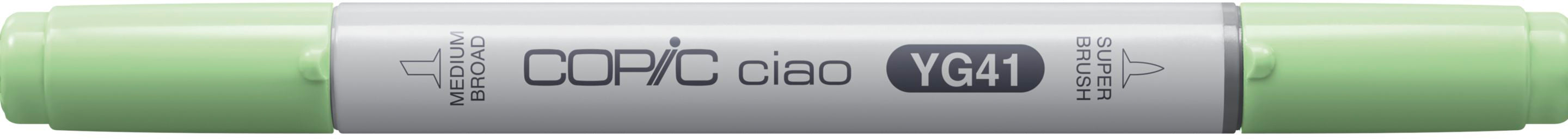 Copic Ciao Brush Pen – Doppelspitze, Pinsel + mittelbreite Spitze, alkoholbasiert, YG41 Pale Cobalt Green