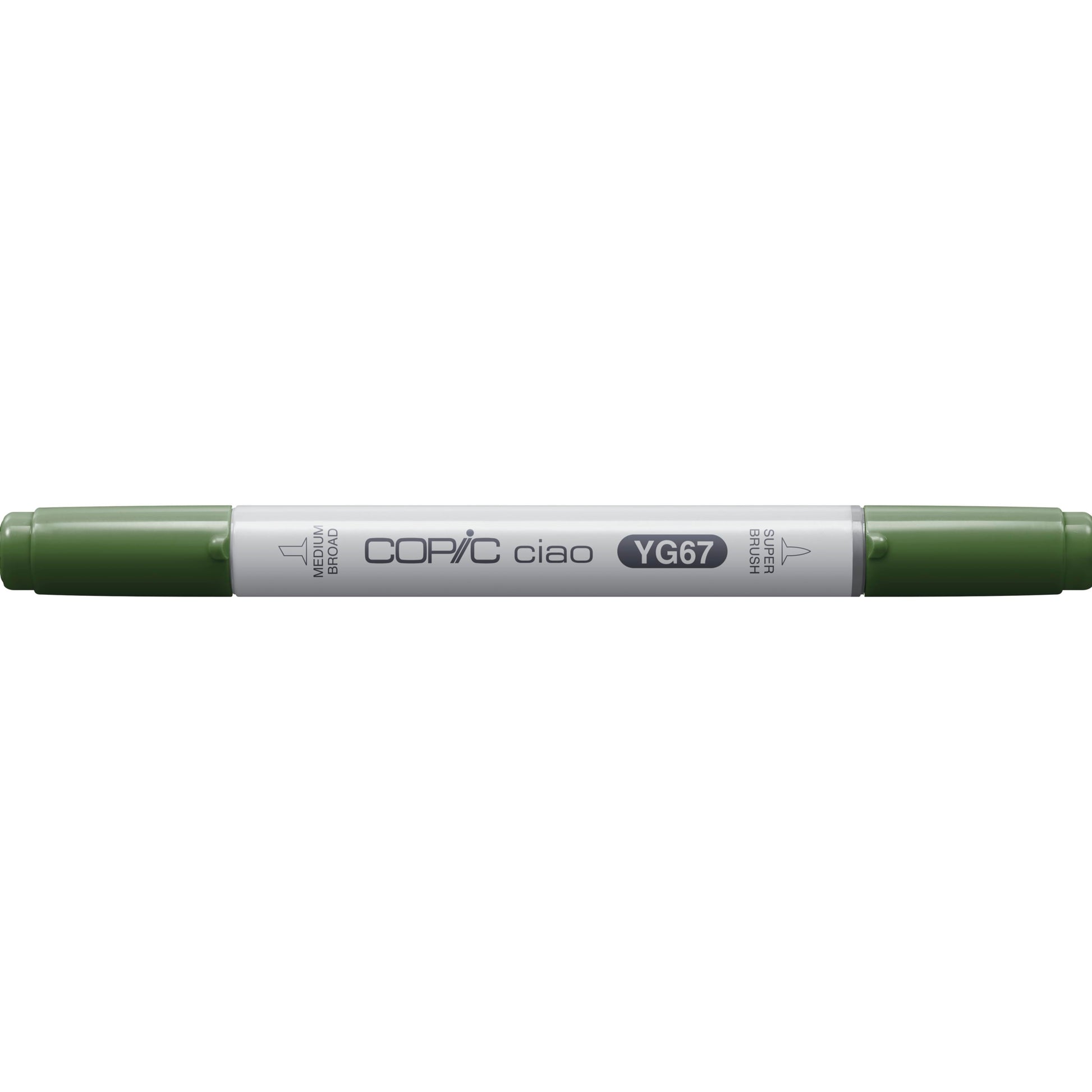 Copic Ciao Pinselstift, Doppelspitze – Kombi, alkoholbasiert, YG67 Moss