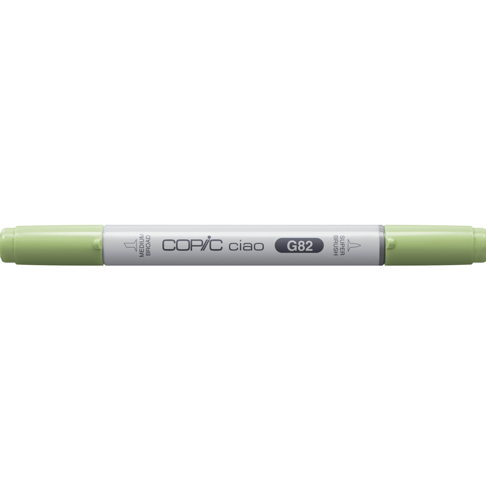 Copic Ciao Permanentmarker – Doppeltspitze (mittel/Pinselspitze) – G82 spring dim green, nachfüllbar