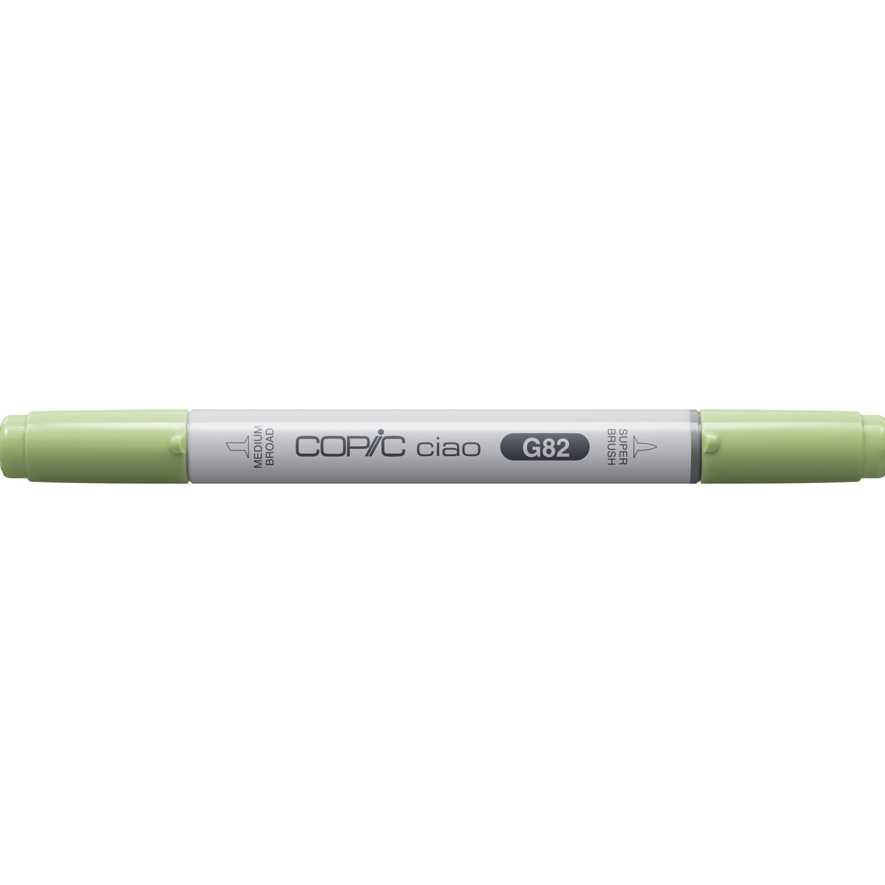 Copic Ciao Permanentmarker – Doppeltspitze (mittel/Pinselspitze) – G82 spring dim green, nachfüllbar