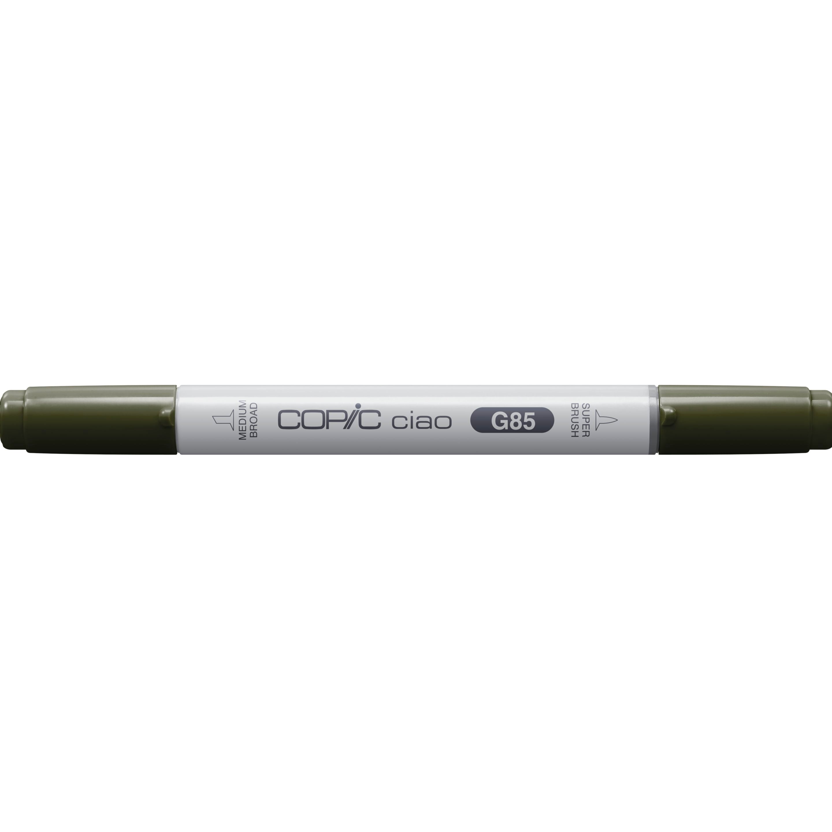 Copic Ciao Brush Pen, Doppelspitze – Pinselspitze, alkoholbasiert, G85 Verdigris