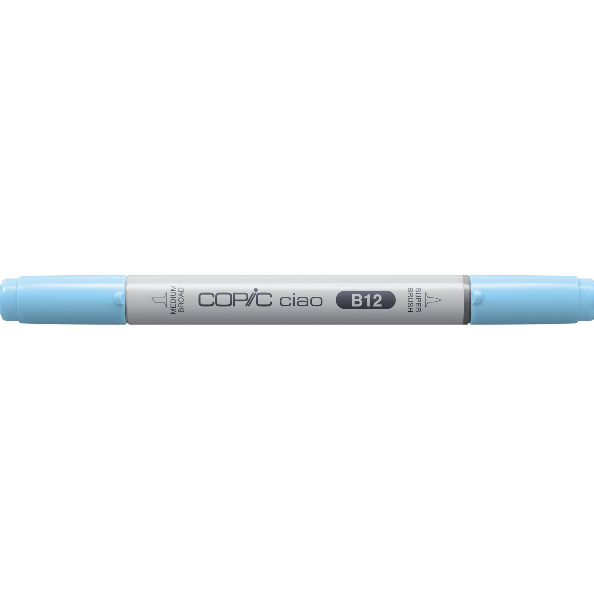 Copic Ciao Brush Pen – Doppelspitze, Pinsel + Rundspitze, alkoholbasiert, Ice Blue