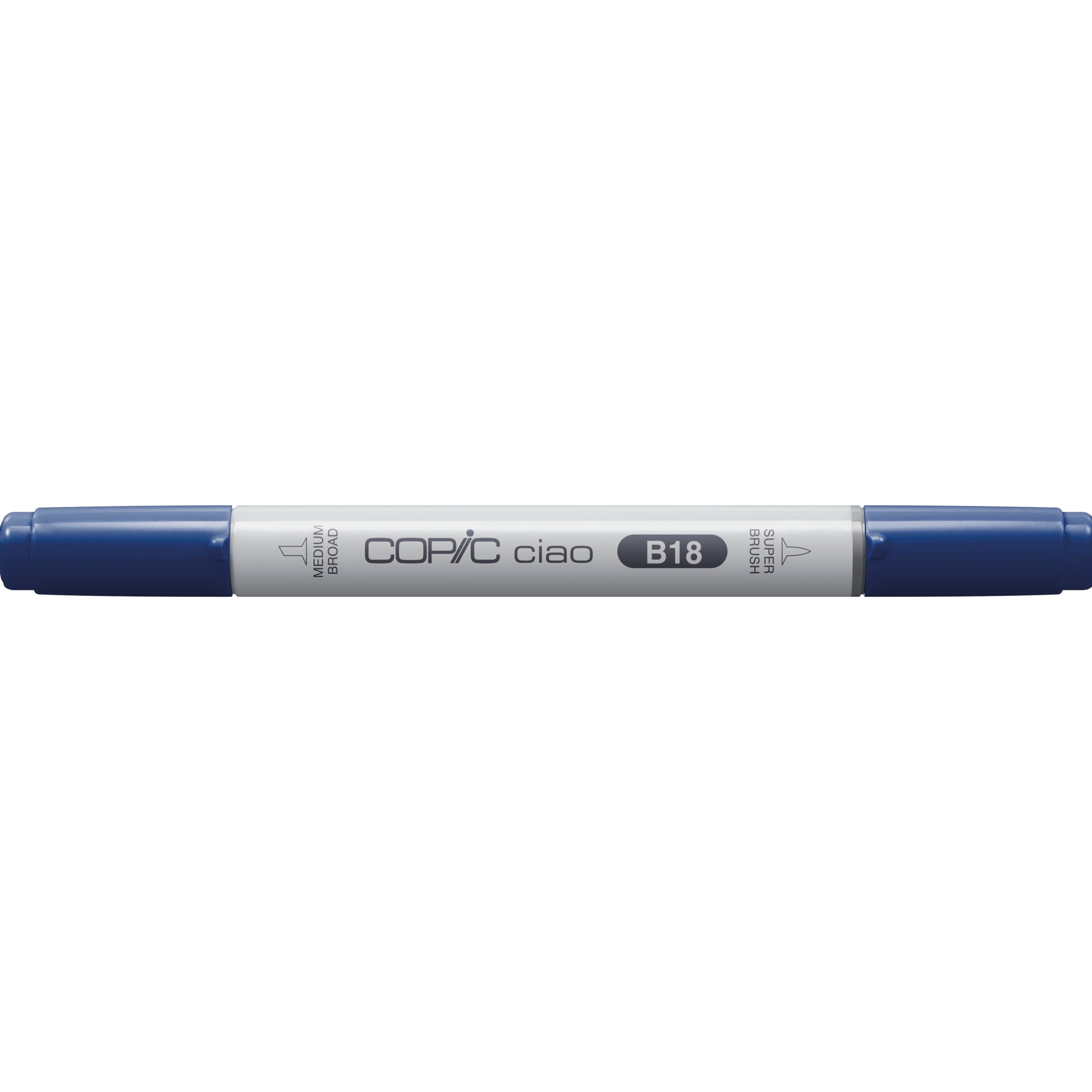 Copic Ciao Brush Pen, Doppelspitze – Pinsel + Mittelspitze, alkoholbasiert, Lapislazuli