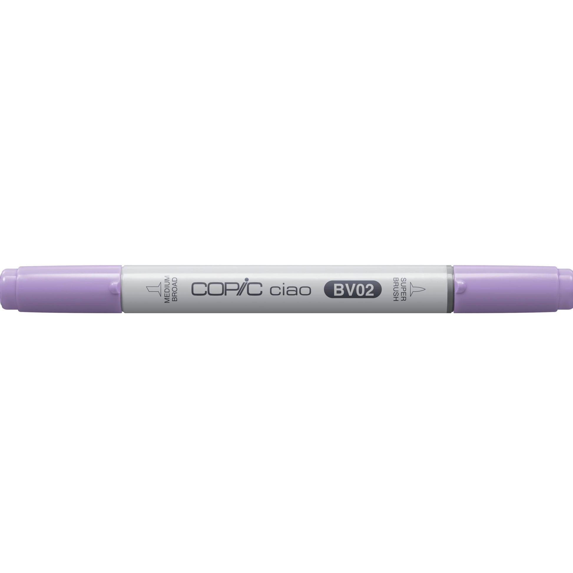 Copic Ciao Brush Pen, Doppelspitze – Kombi, alkoholbasiert, BV02 Pflaume